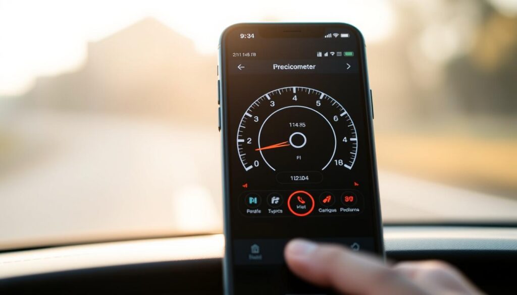 Precisão do aplicativo de velocímetro Precisão do aplicativo de velocímetro