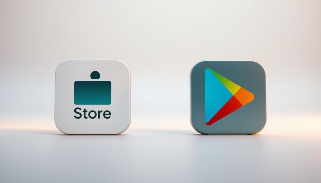 comparativo app store google play
