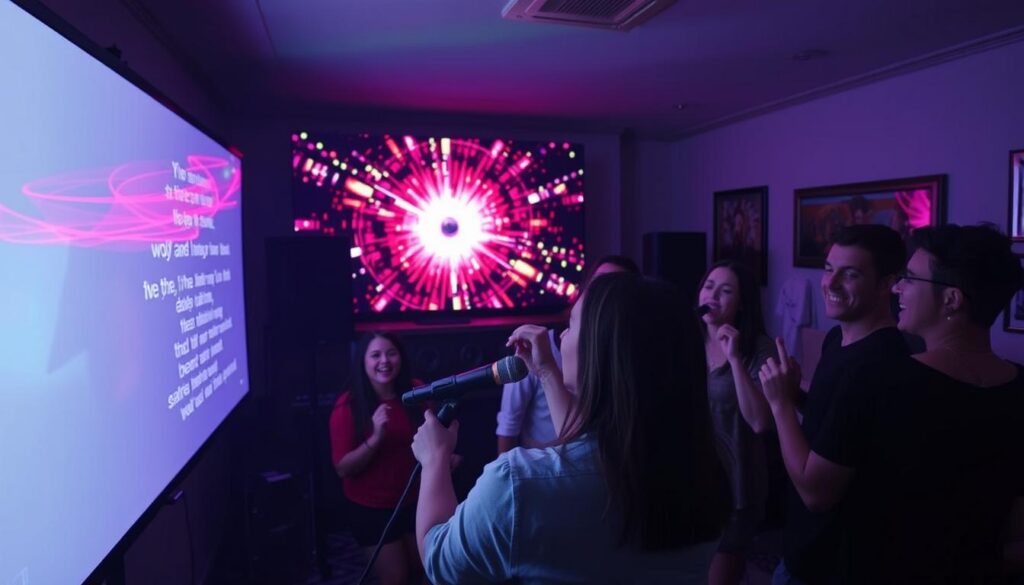 experiência interativa karaoke experiência interativa karaoke