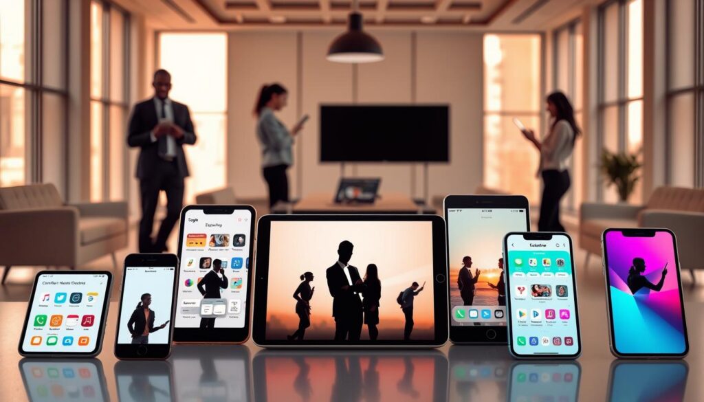 funcionalidades exclusivas dos aplicativos