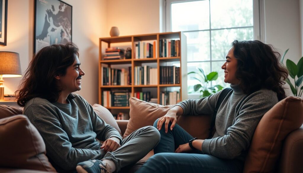 interatividade com falantes nativos