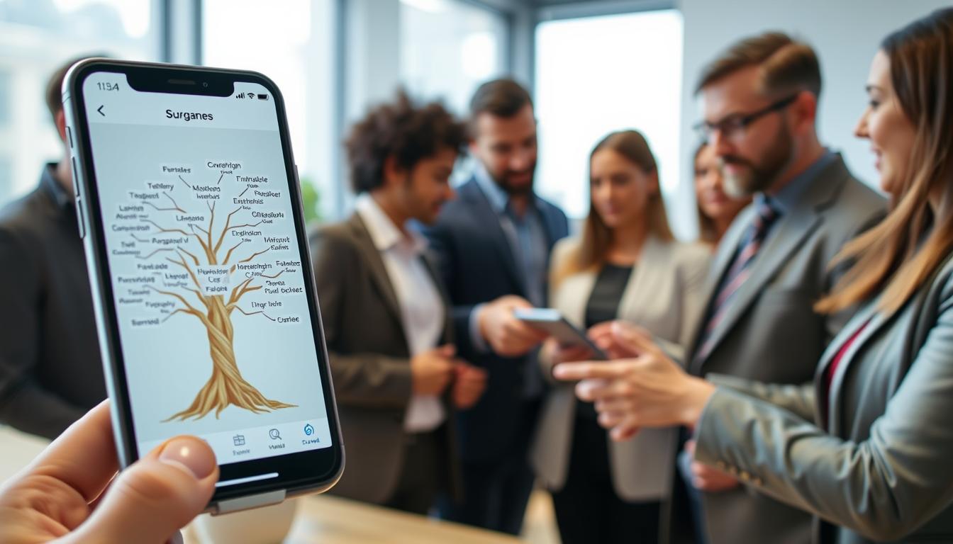 Aplicativo de origem do seu sobrenome