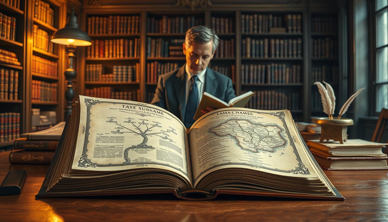 Aplicativo de origem do seu sobrenome