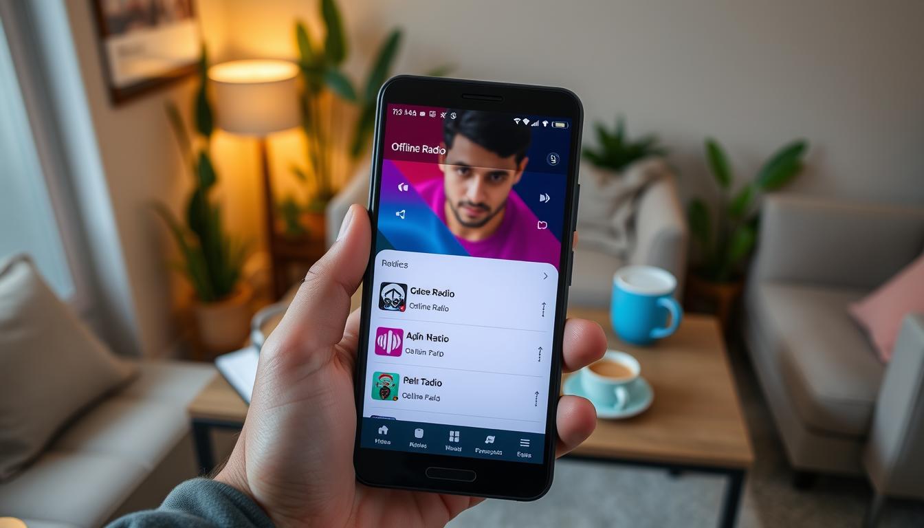 Aplicativo para ouvir radio offline