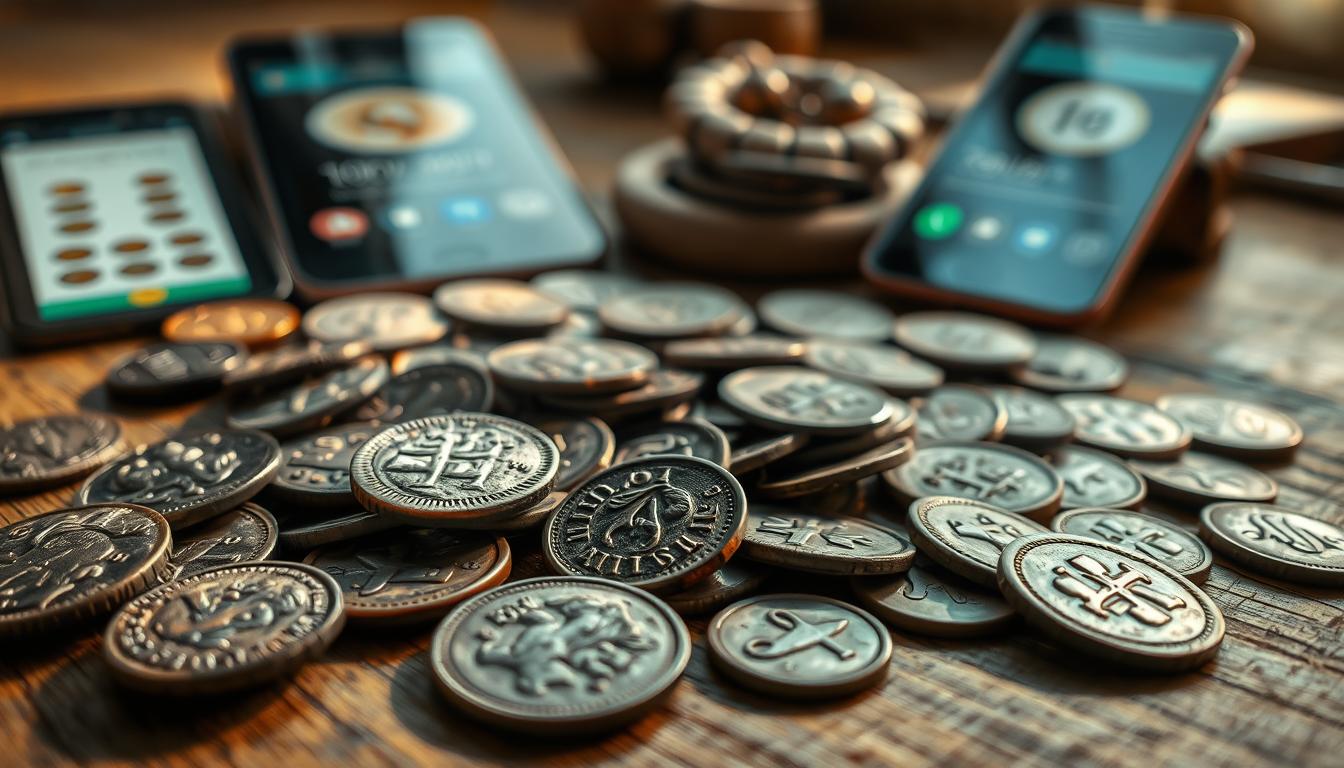 Aplicativos para descobrir se suas moedas antigas valem dinheiro