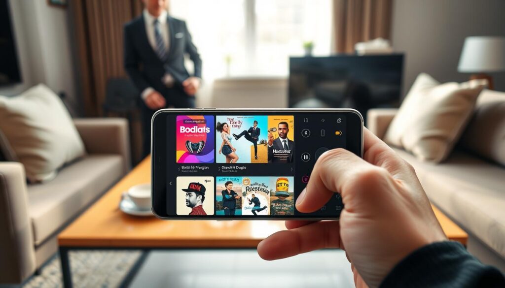 anúncios em aplicativos de rádio