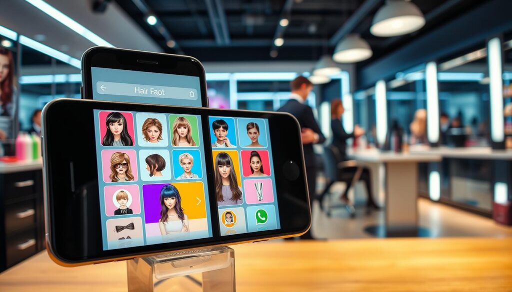 aplicativos corte cabelo ios android