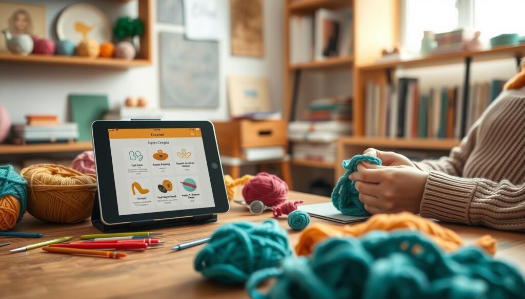 benefícios aplicativo crochê flexibilidade