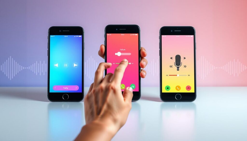comparação funcionalidades aplicativos voz