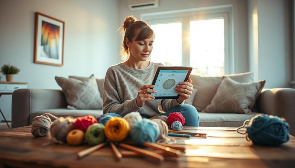 escolher app ideal crochê