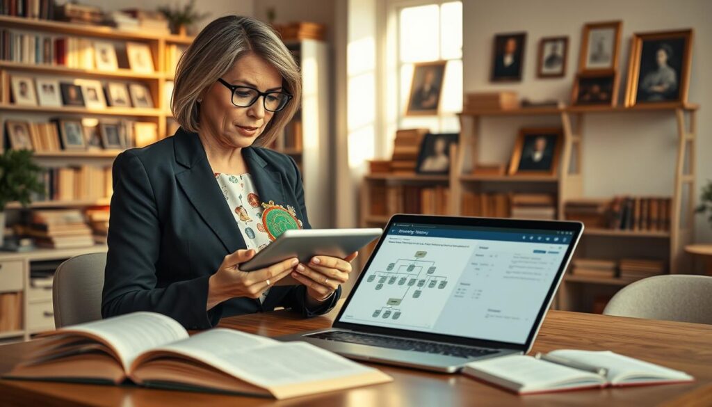 funcionamento aplicativos pesquisa genealógica