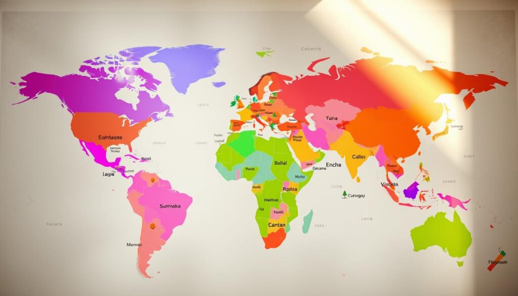 mapeamento geográfico de sobrenomes