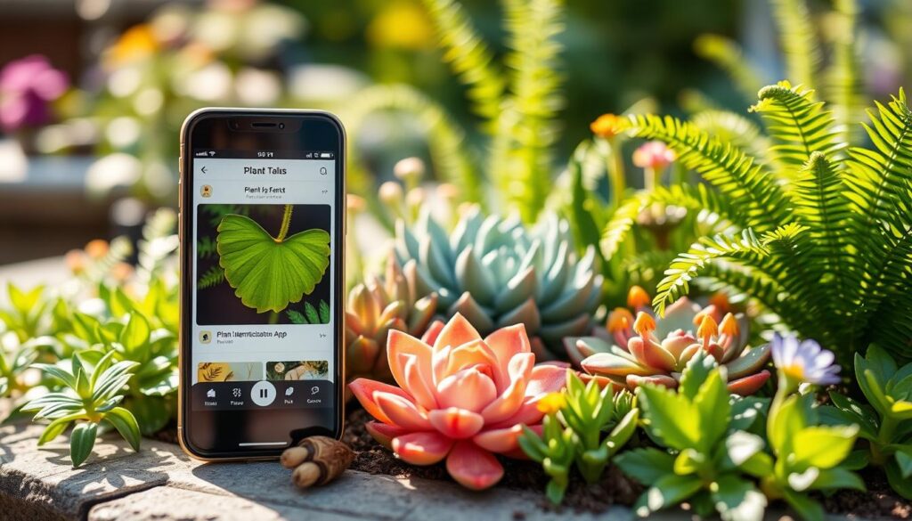 visão geral aplicativos identificar plantas