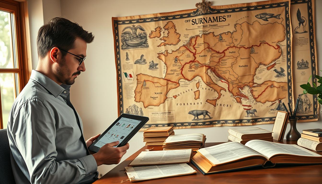 aplicativos que contem a história do sobrenome