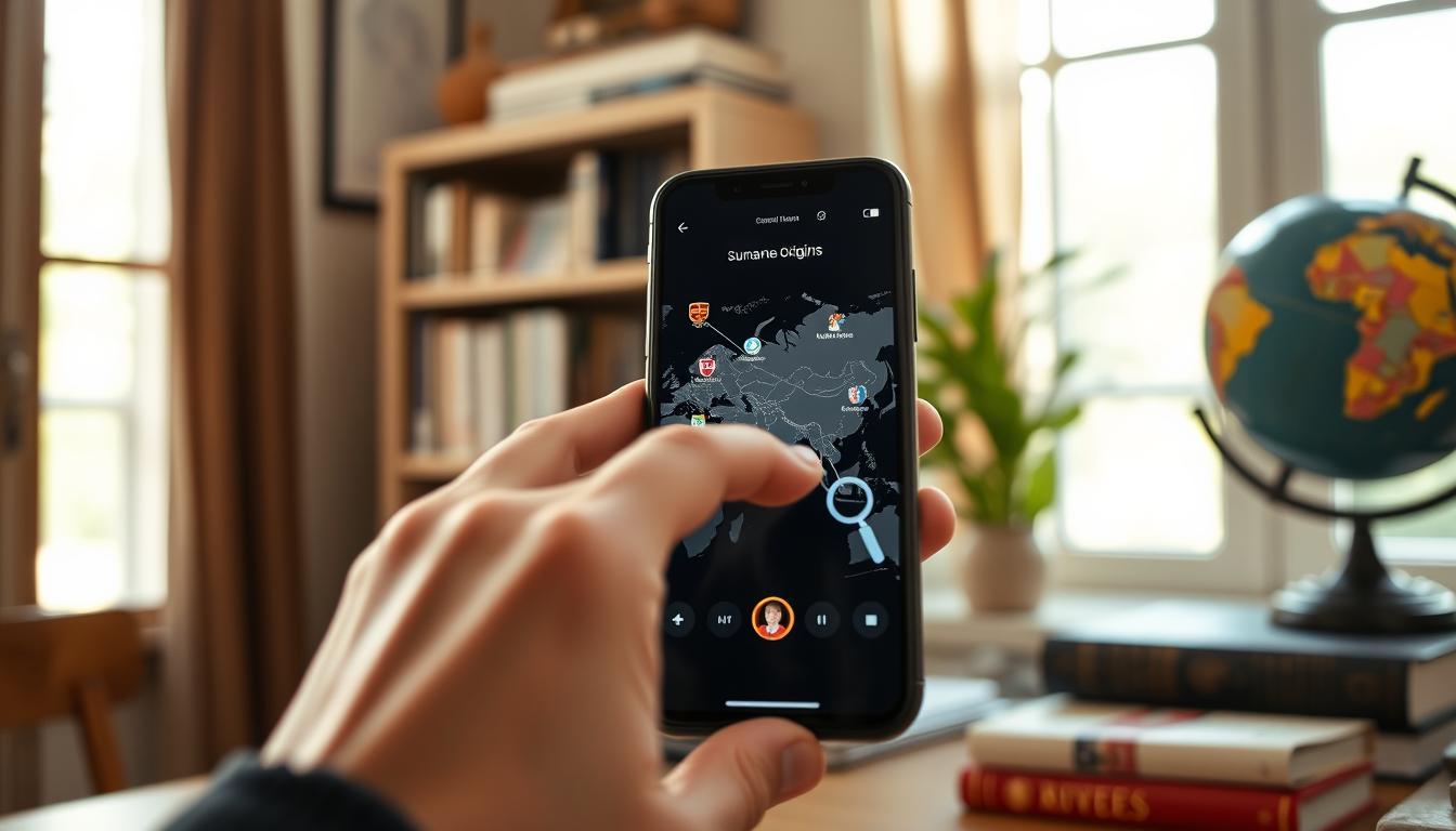 aplicativos que contem a história do sobrenome