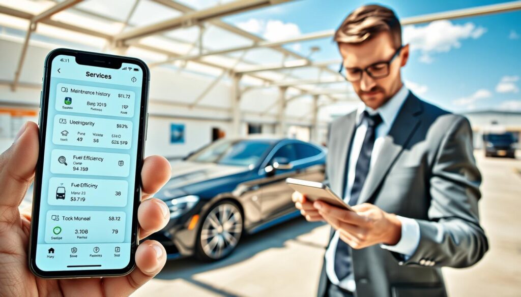 controle manutenção veículo aplicativo