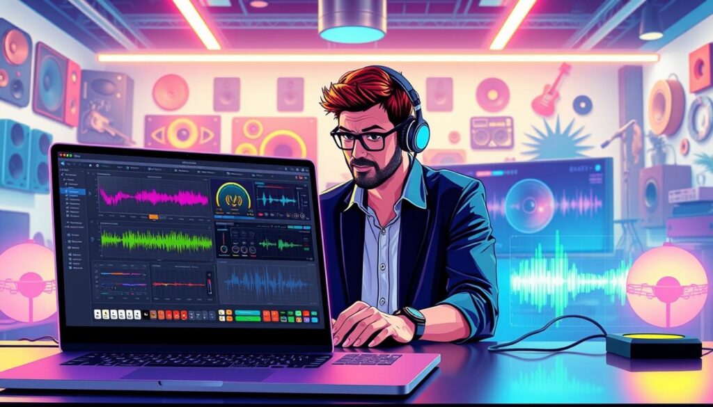 efeitos criativos aplicações voz