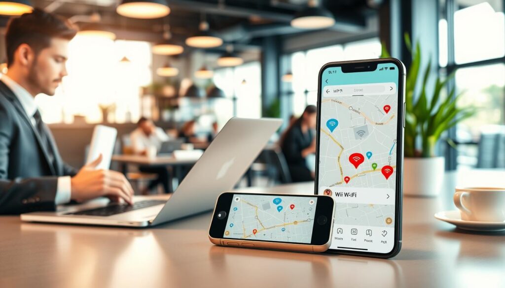 guia de utilização de aplicativos para wifi