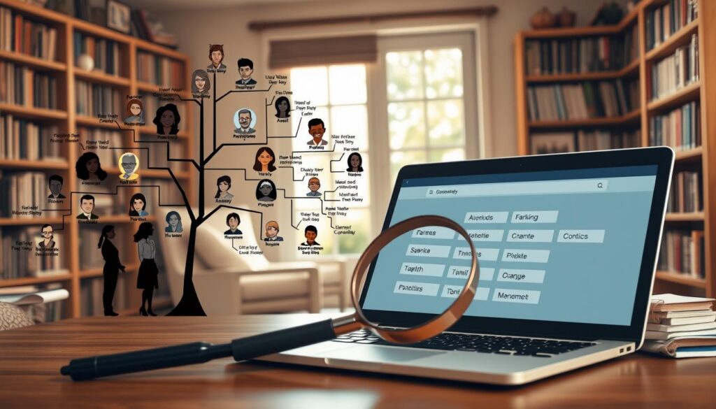 montar árvore genealógica