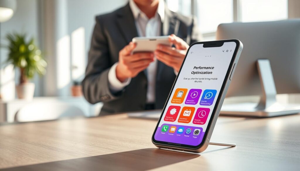otimização de desempenho do celular