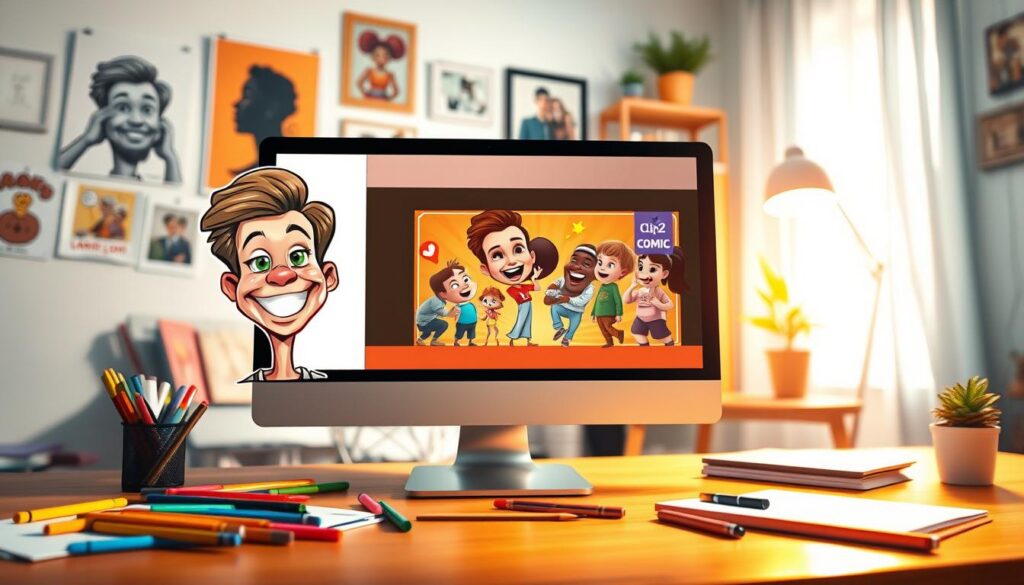 Clip2Comic caricaturas vídeo Clip2Comic caricaturas vídeo