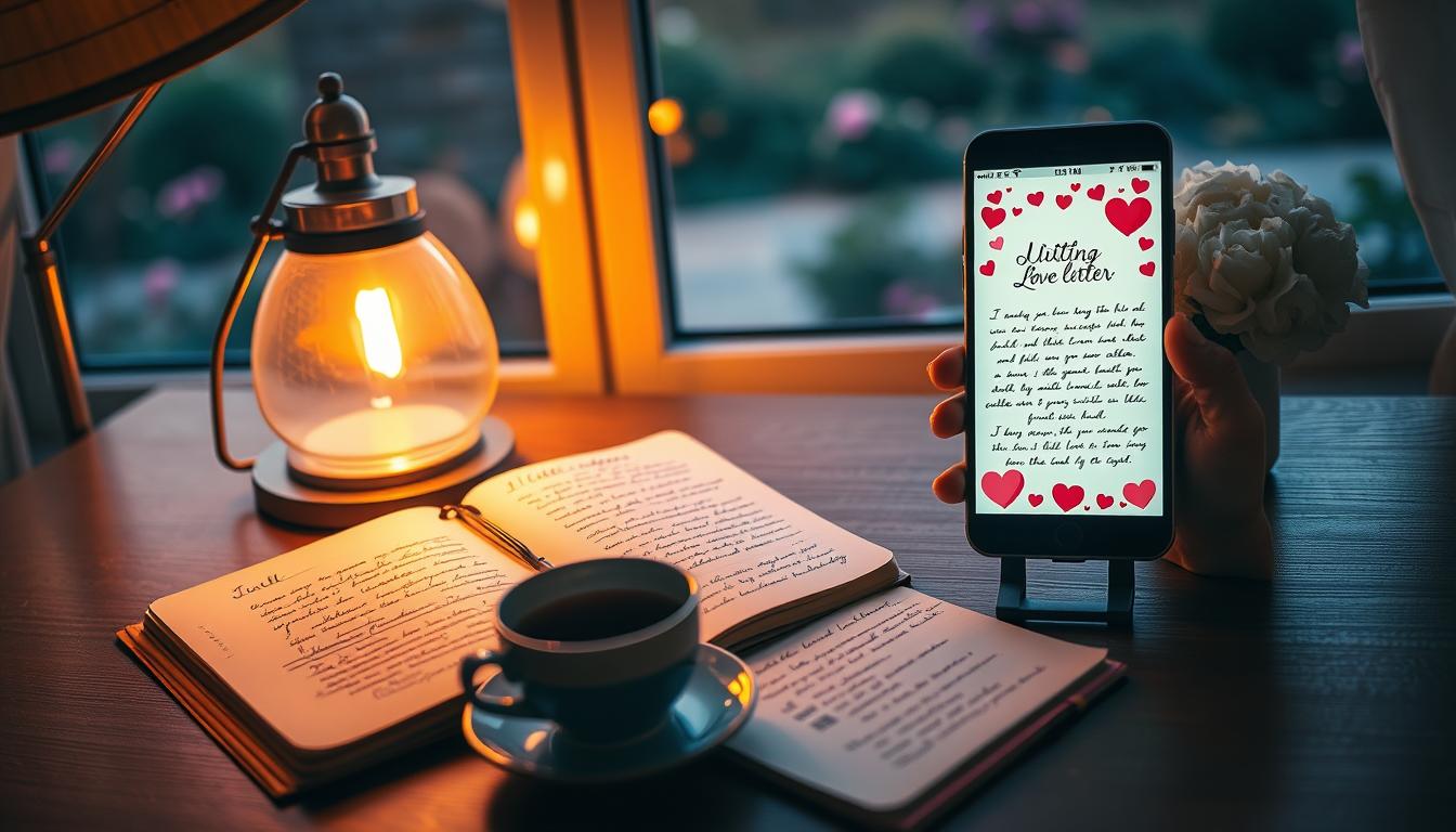 Expressões Românticas: Aplicativo para Cartas de Amor