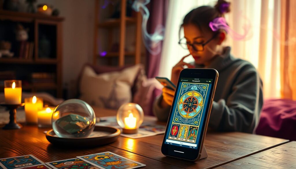 aplicativos para descobrir o seu destino com tarot
