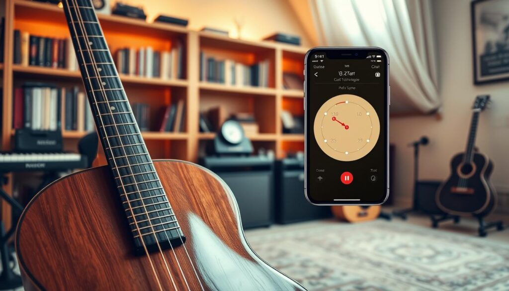 benefícios do aplicativo para afinar violão