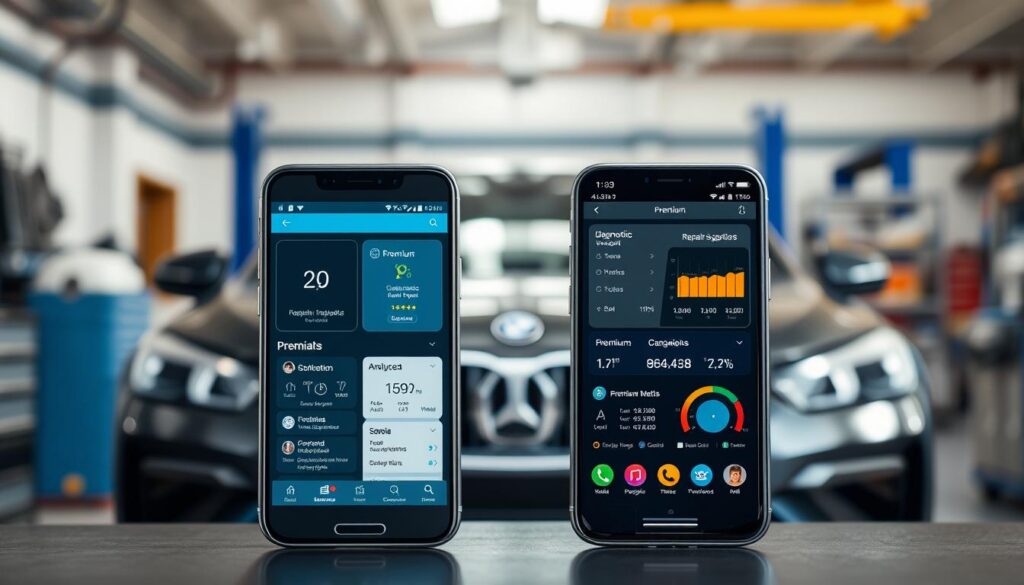 comparativo versões gratuita e premium