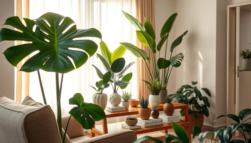 decoracao com plantas interiores