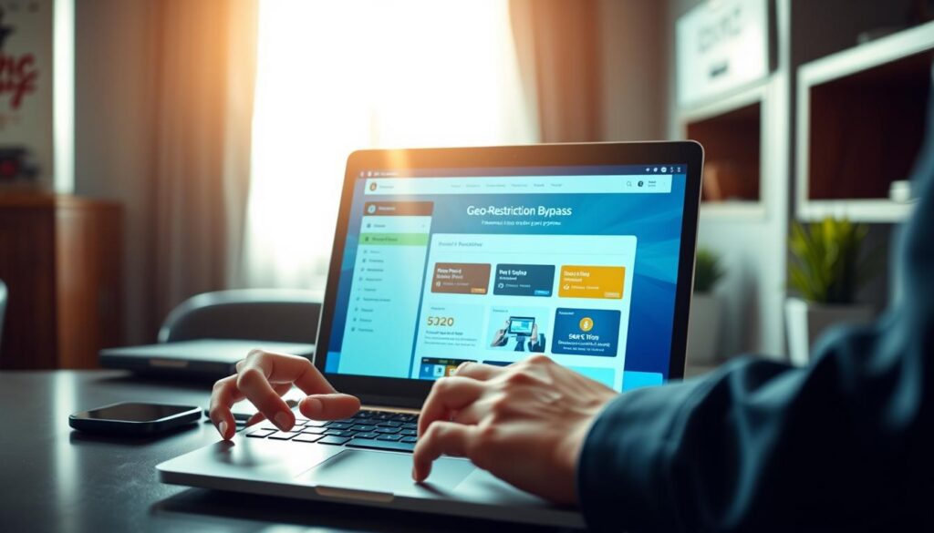 desbloquear aplicativos restrições geo