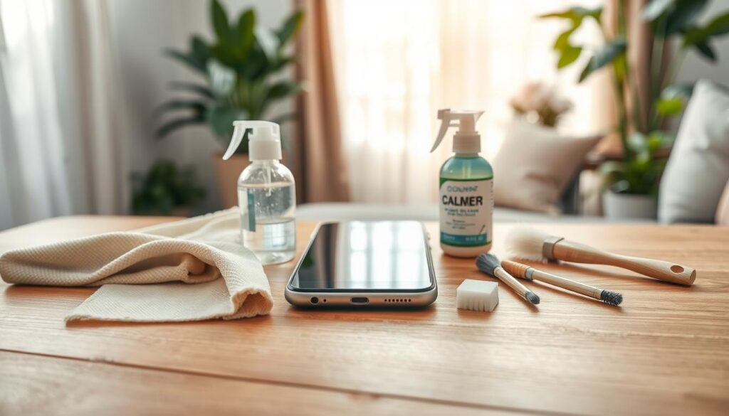 dicas para limpeza fisica do celular