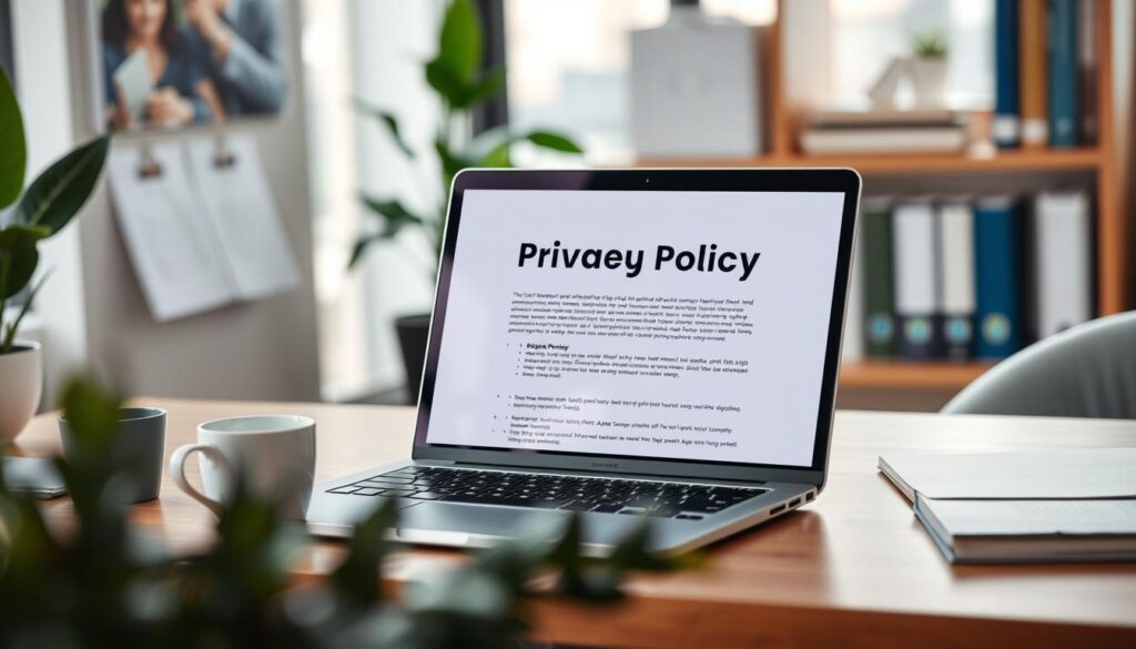 política de privacidade do aplicativo