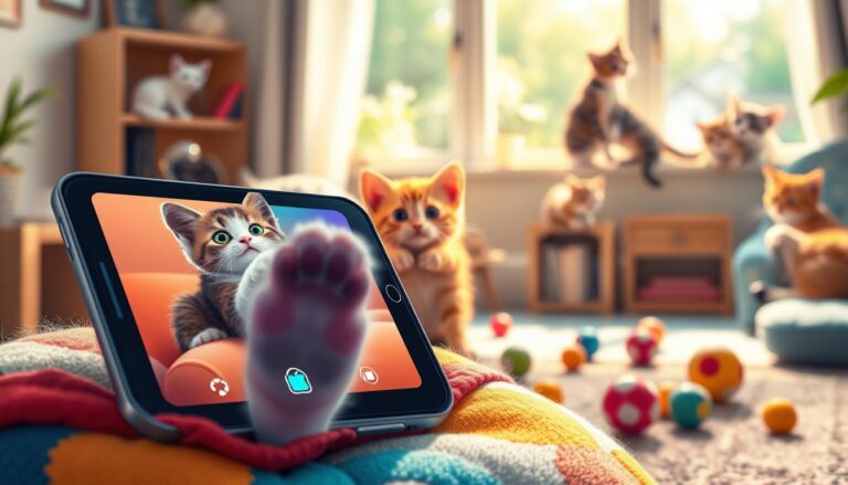 Aplicativo de Vídeos Engraçados de Gatos