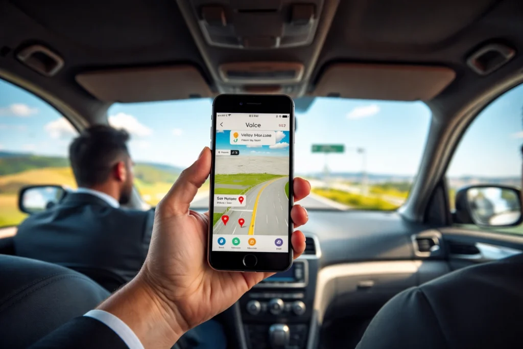 aplicativos de navegação com voz