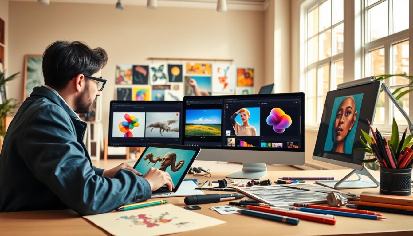 Apps Gratuitos de IA para Criar Artes e Imagens Fantásticas