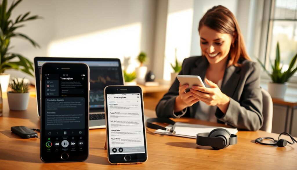 aplicativos transcrição áudio texto
