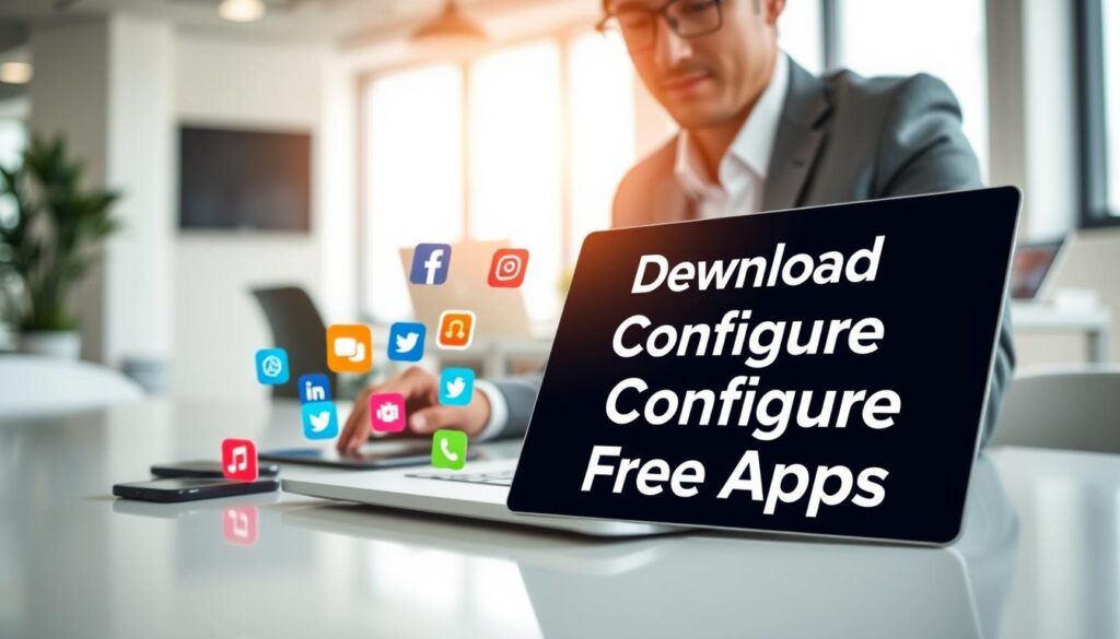baixar configurar apps gratuitos
