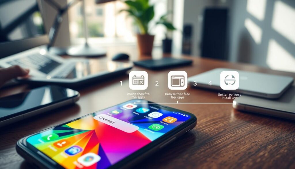 passo a passo baixar aplicativos celular