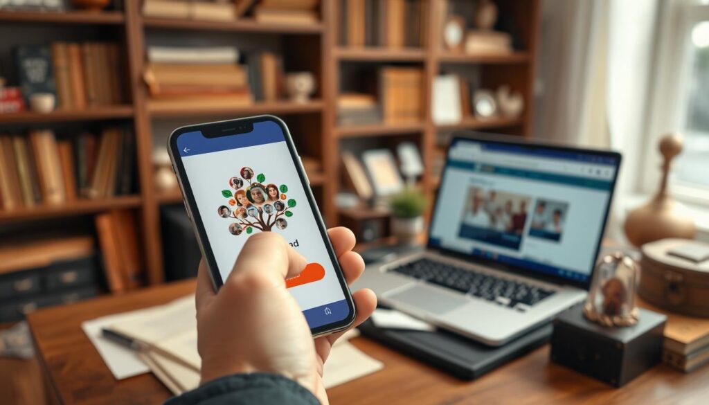 passo a passo para baixar aplicativos de genealogia