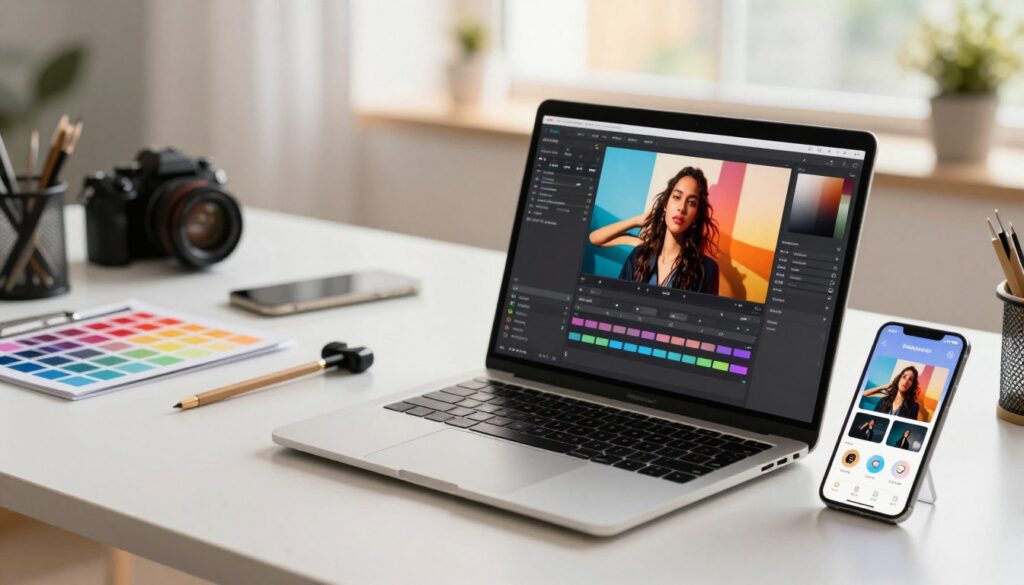 recursos de inteligência artificial em edição de fotos