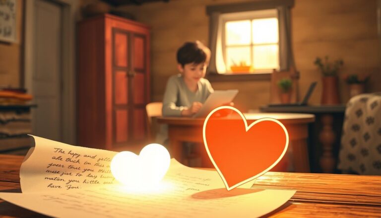 Essa carta contém uma mensagem que pode tocar seu coração