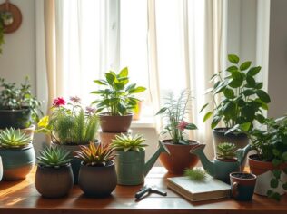 Jardinagem em casa: como ter plantas bonitas e bem cuidadas