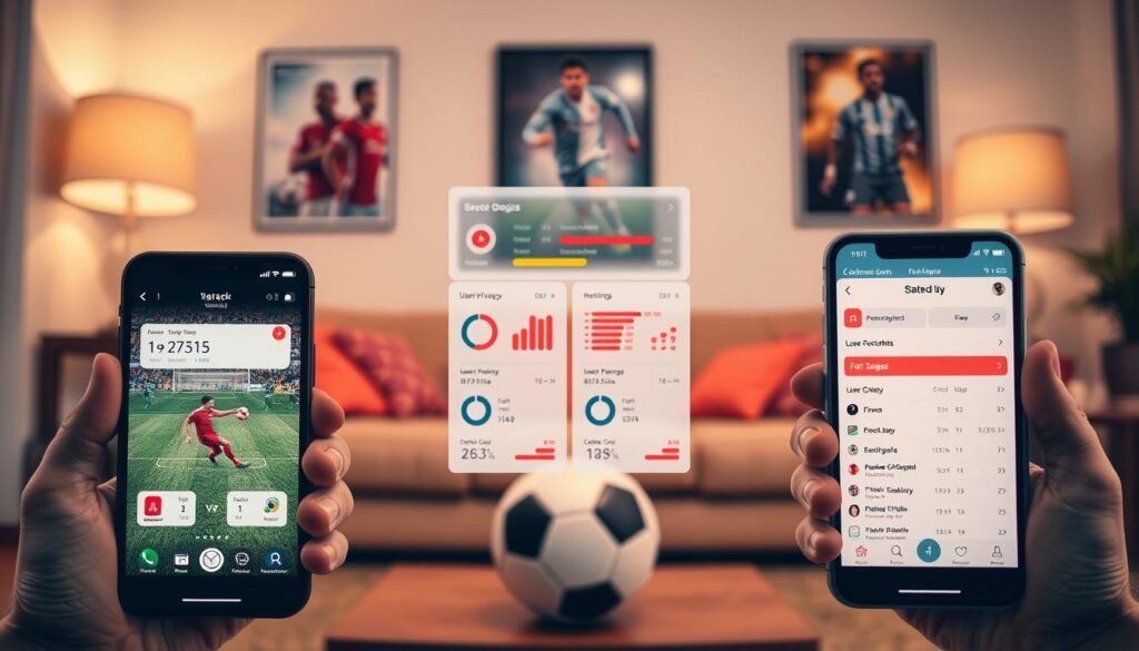 comparativo aplicativos futebol privacidade