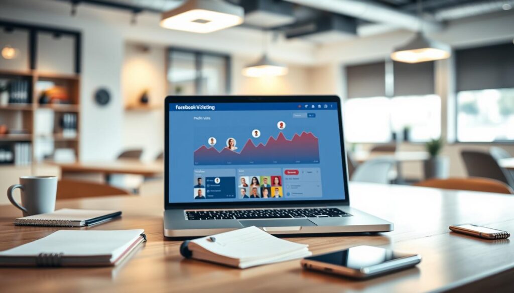 funcionalidade de verificação de visitantes facebook