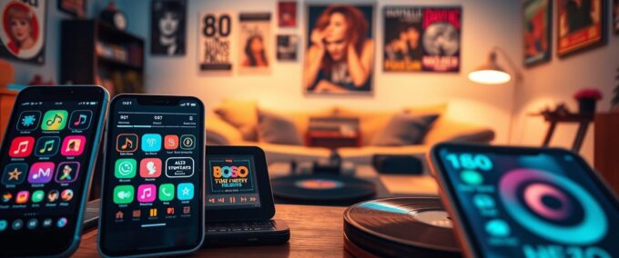 Veja apps grátis para ouvir músicas retrô dos anos 80