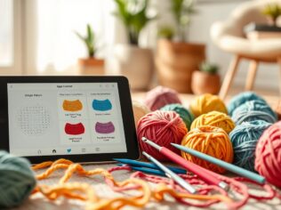 Apps de crochê com passo a passo fácil