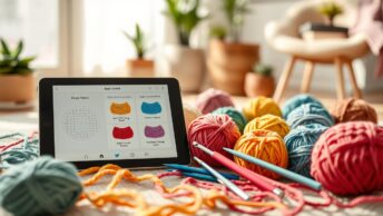 Apps de crochê com passo a passo fácil