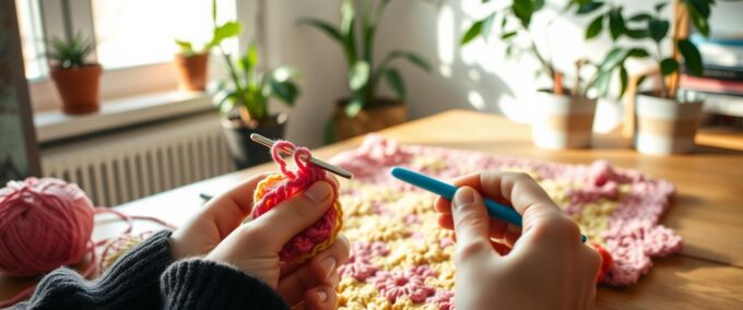 Crochê fácil e grátis para iniciantes no celular