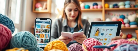 Aprenda crochê rápido com apps grátis hoje